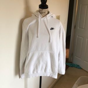 White Nike hoodie